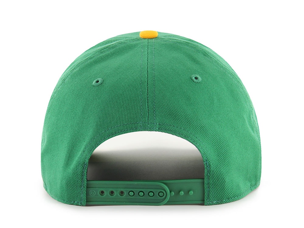 47 Brand Oakland Athletics Cooperstown Golden Age Kelly Green Hitch Snapback Cap