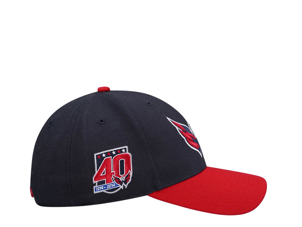 47Brand Washington Capitals Vintage Navy Sure Shot Snapback Hat