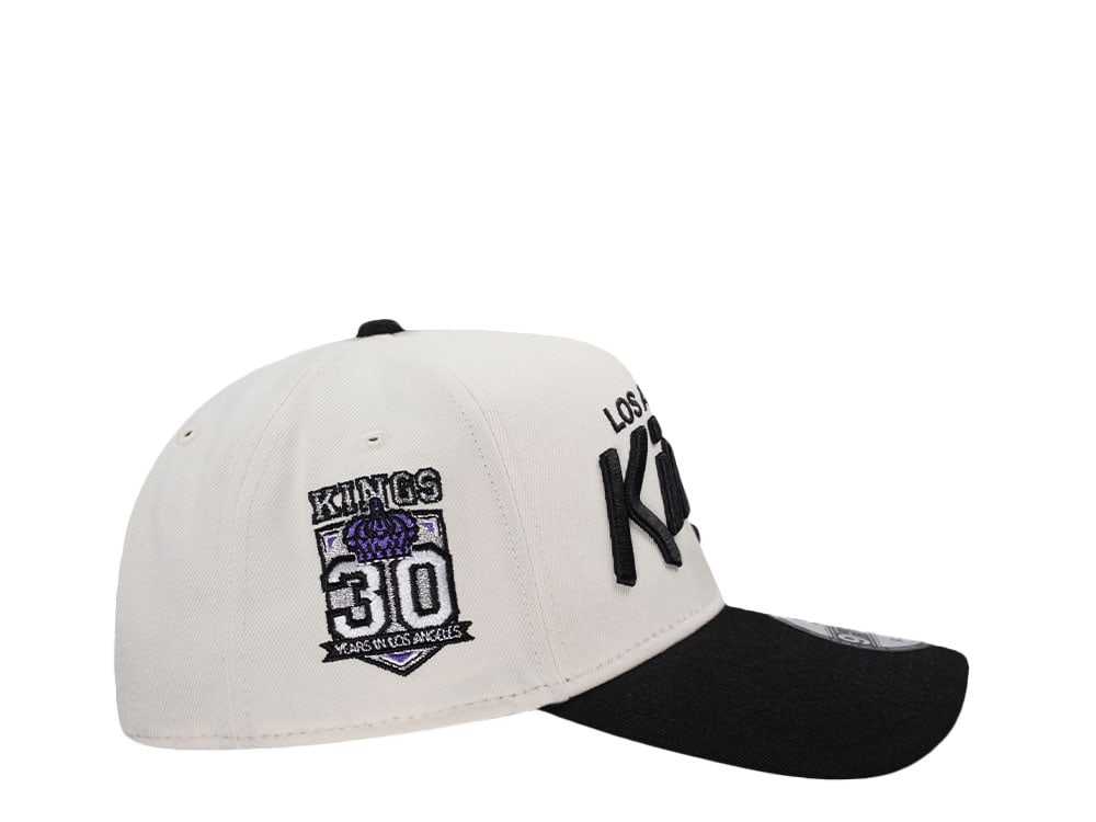 New Era Los Angeles Kings 30th Anniversary Chrome Two Tone Edition 9Forty A Frame Snapback Hat