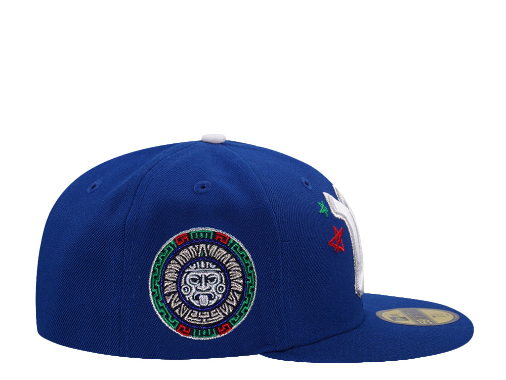 New Era Mexico Aztec Royal Blue Prime Edition 59Fifty Fitted Cap
