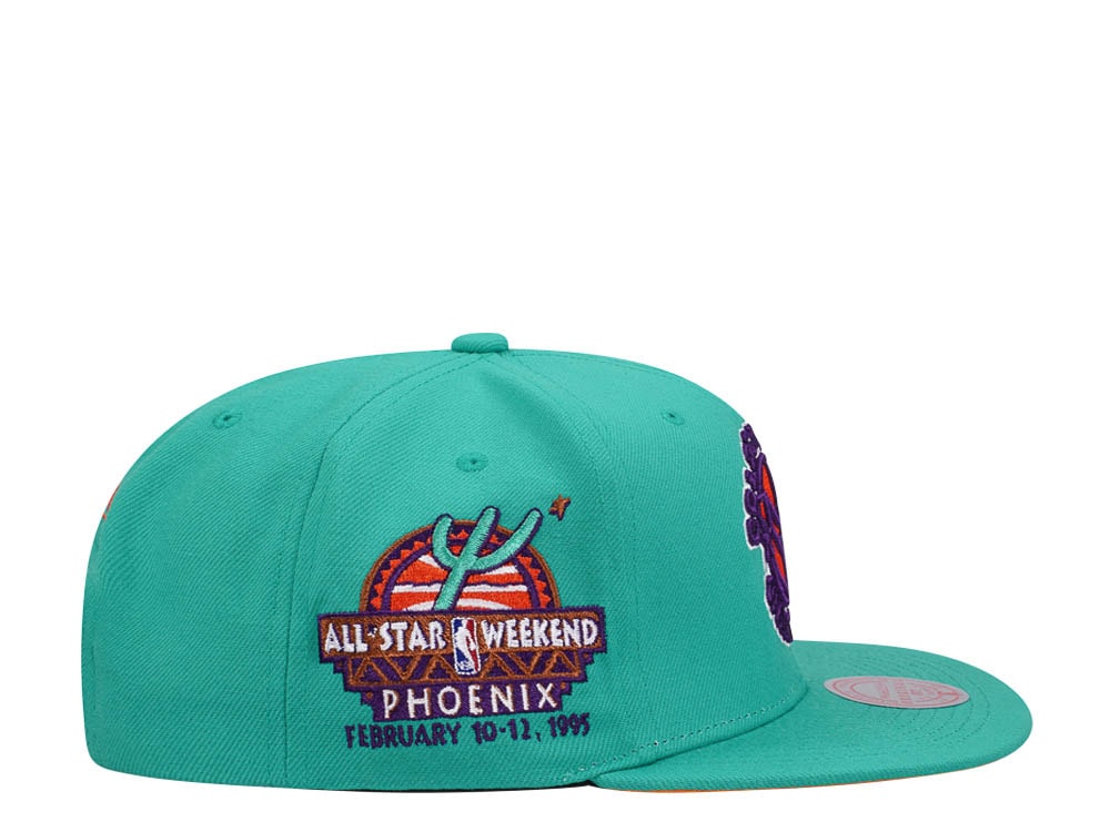 Mitchell & Ness Golden State Warriors Desert Green Hardwood Classic All Star Weekend Snapback Hat