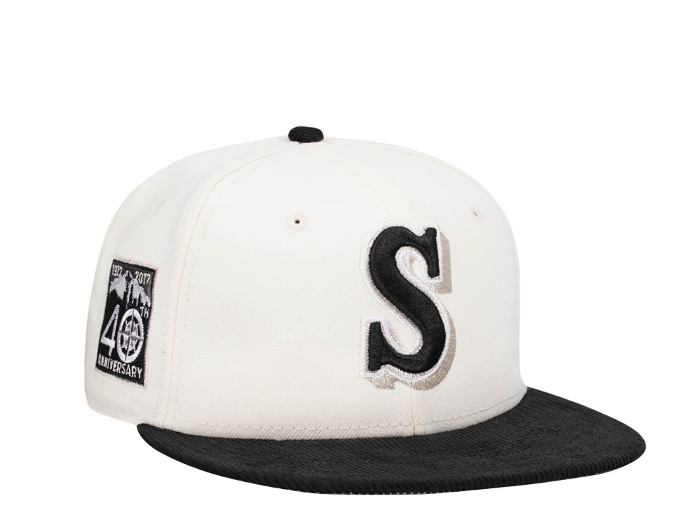 New Era Seattle Mariners 40th Anniversary Corduroy Two Tone Prime Edition 59Fifty Fitted Hat