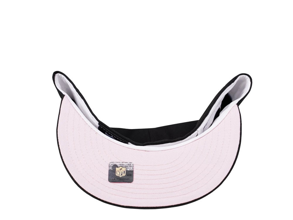 New Era Las Vegas Raiders Super Bowl XVIII Pink Edition 59Fifty Fitted Hat