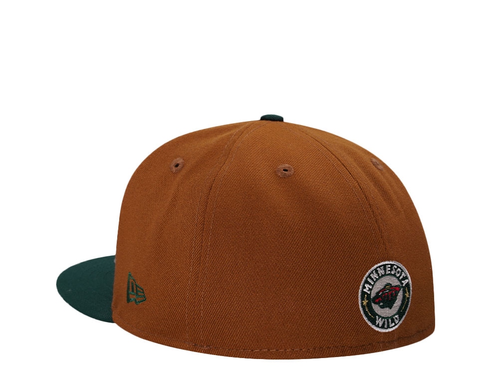 New Era Minnesota Wild Bourbon Two Tone Edition 59Fifty Fitted Hat