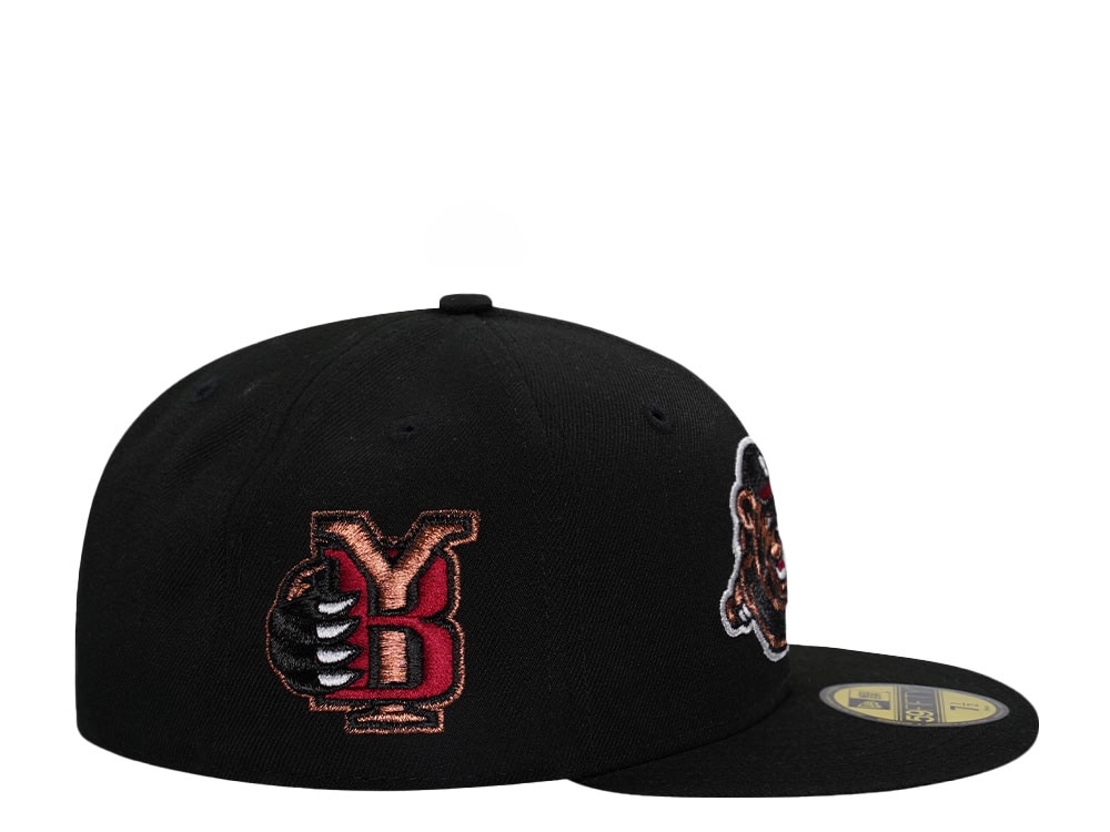 New Era Yakima Bears Black Throwback Edition 59Fifty Fitted Hat