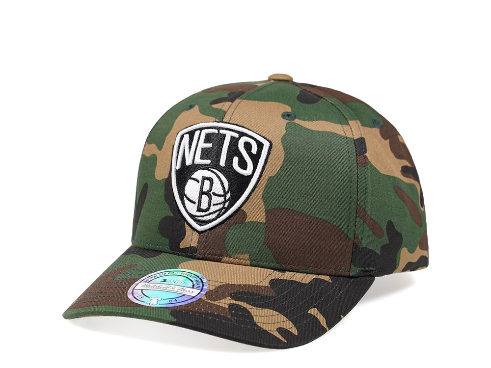 Mitchell & Ness Brooklyn Nets Camo 110 Flex Snapback Hat
