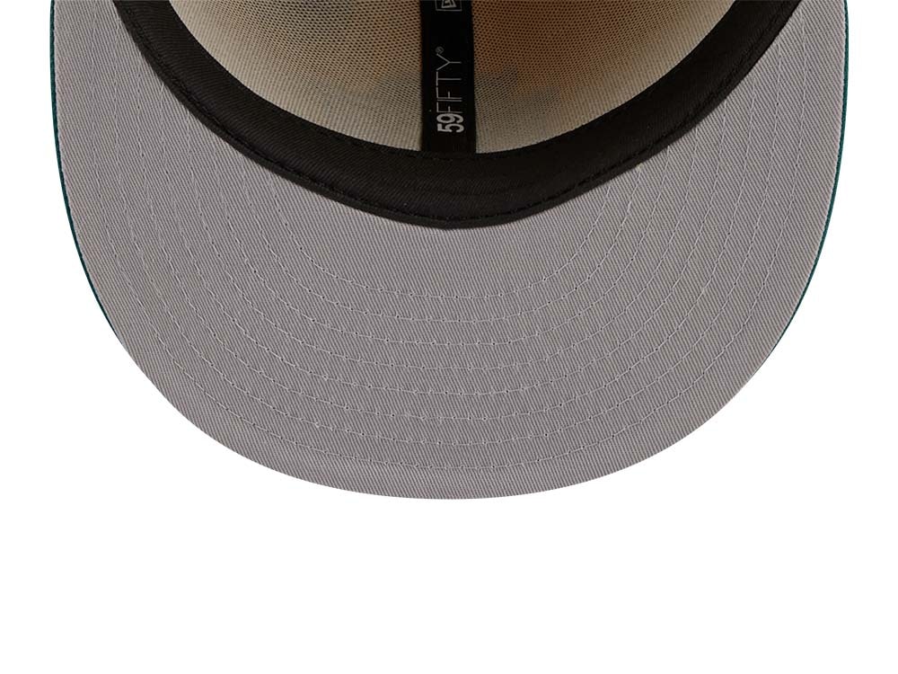 New Era Milwaukee Brewers The Elements Vegas Gold Two Tone Edition 59Fifty Fitted Hat