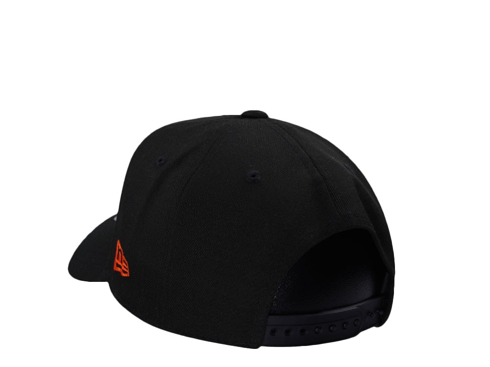 New Era New York Knicks Classic Script Black Prime Edition 9Forty A Frame Snapback Cap