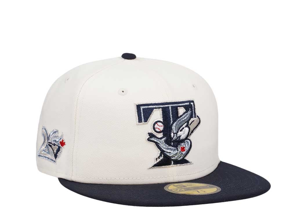 New Era Toronto Blue Jays 20th Anniversary Chrome Elite Metallic Two Tone Edition 59Fifty Fitted Hat