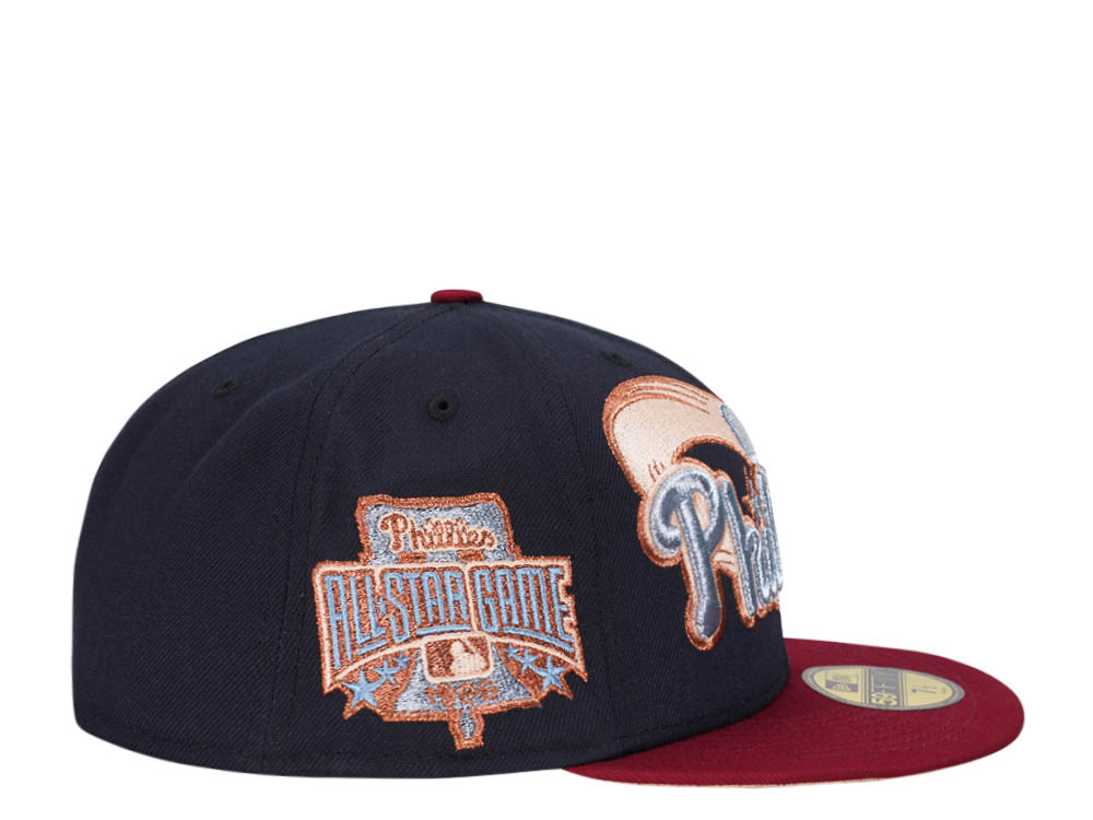 New Era Philadephia Phillies All Star Game 1996 Heavy Metallic Two Tone Edition 59Fifty Fitted Hat