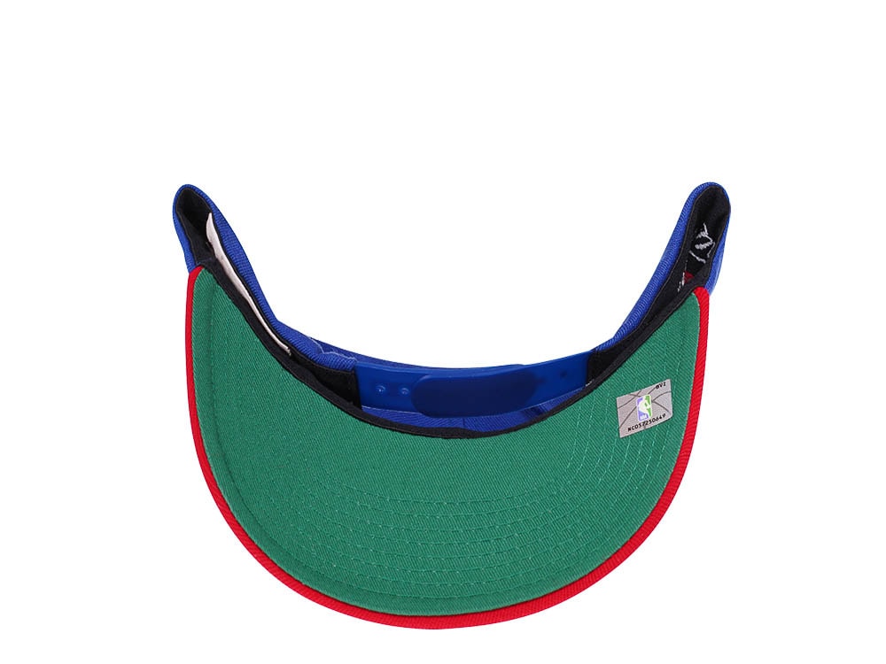 Mitchell & Ness Denver Nuggets Team Ground Red Line Solid Flex Two Tone Snapback Hat