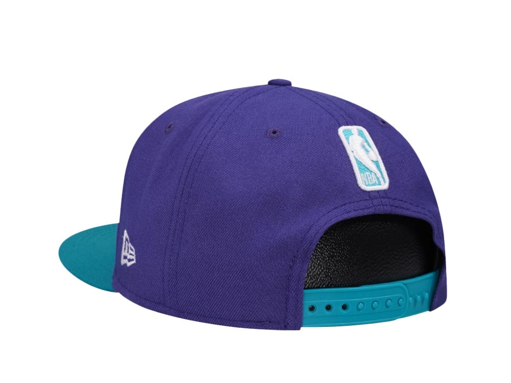 New Era Charlotte Hornets Purple Two Tone Classic Edition 9Fifty Snapback Hat