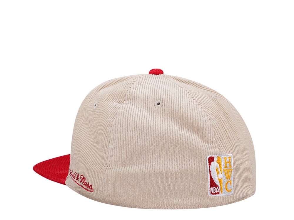 Mitchell & Ness Atlanta Hawks All Star 2003 Two Tone Hardwood Classic Cord Edition Dynasty Fitted Hat