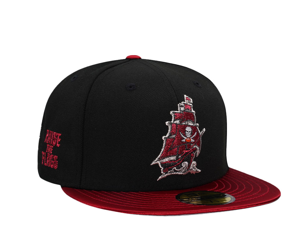 New Era Tampa Bay Buccaneers Satin Brim Two Tone Edition 59Fifty Fitted Hat