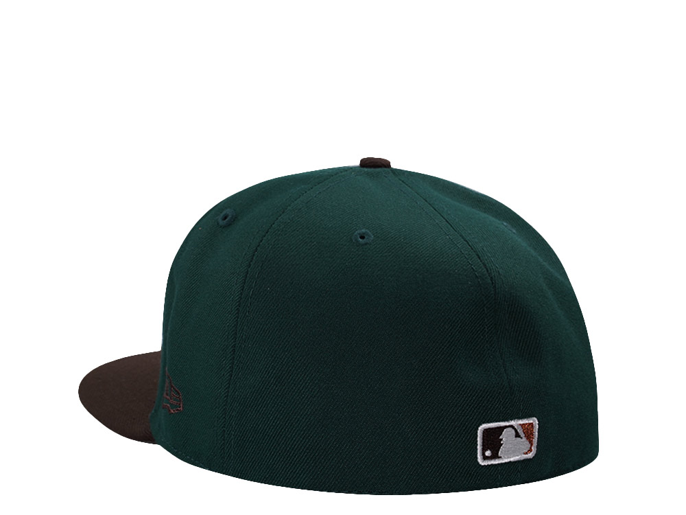 New Era Los Angeles Dodgers Back to Back World Series Dark Green Two Tone Edition 59Fifty Fitted Cap