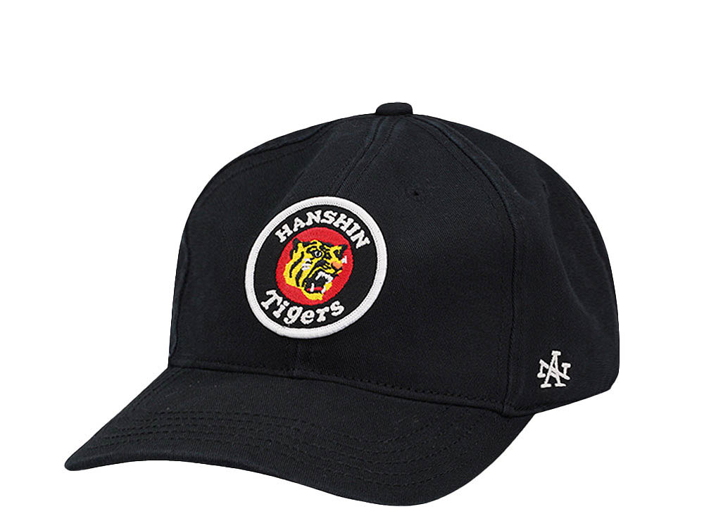 American Needle Hanshin Tigers Gepcat Black  Strapback Hat