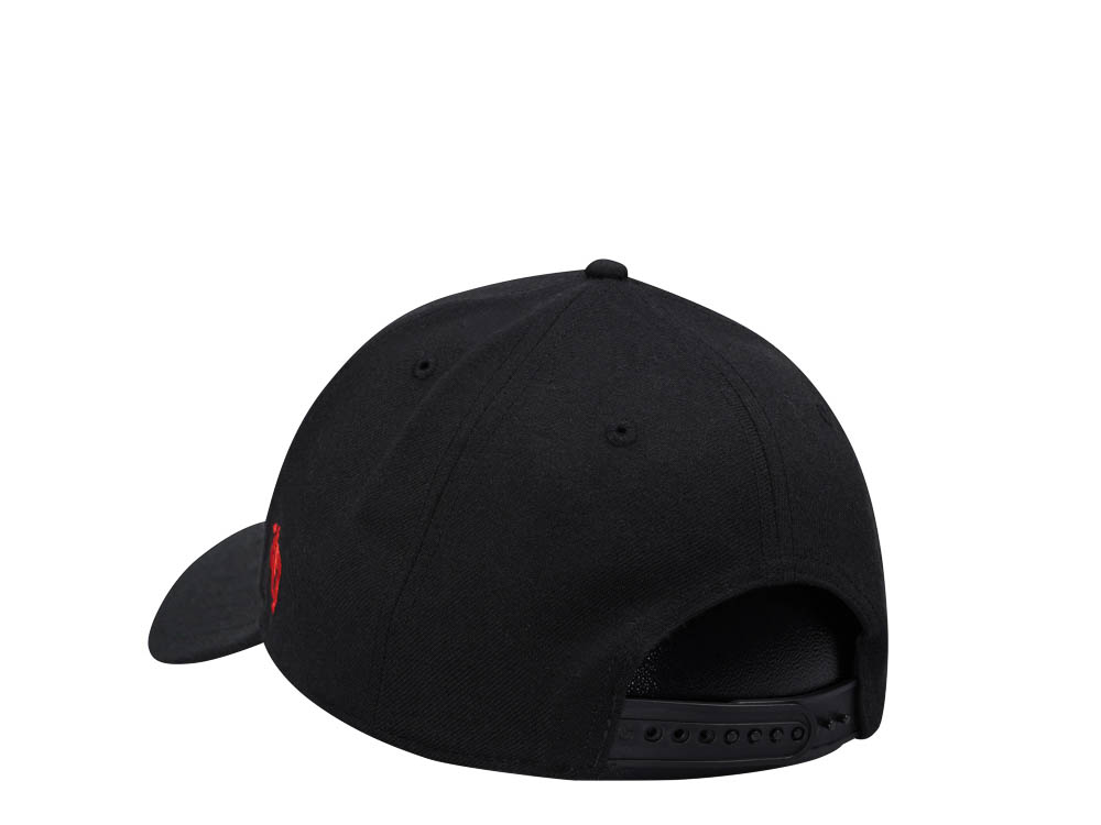 47Brand Boston Red Sox Black MVP Snapback Hat