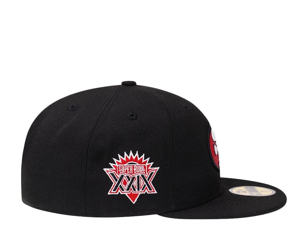 New Era San Francisco 49ers  Super Bowl XXIXX Black Classic Edition 59Fifty Fitted Hat