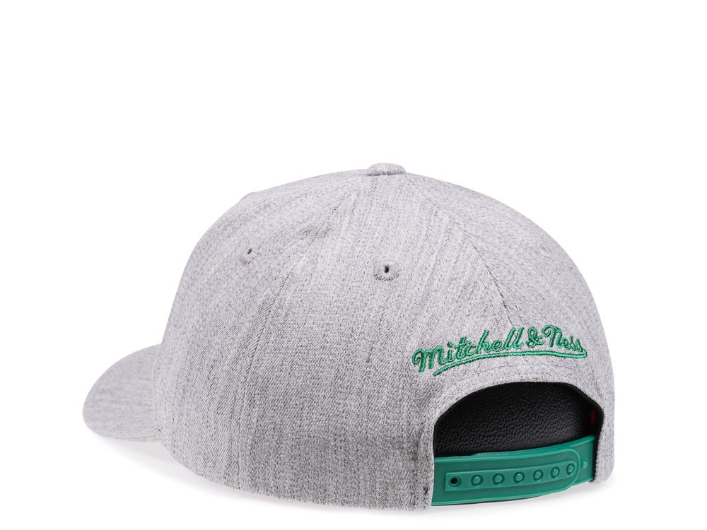 Mitchell & Ness Boston Celtics Heather Red Line Flex Snapback Hat