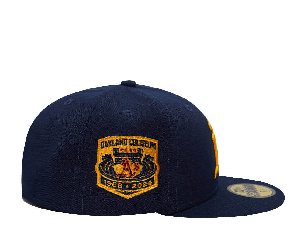 New Era Oakland Athletics Oakland Coliseum Ocean Blue Prime Edition 59Fifty Fitted Cap