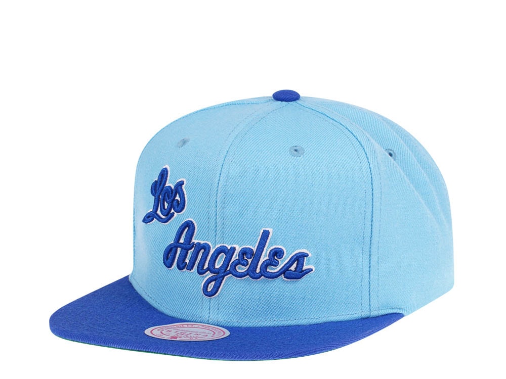 Mitchell & Ness Los Angeles Lakers Team Two Tone Hardwood Classics Snapback Hat