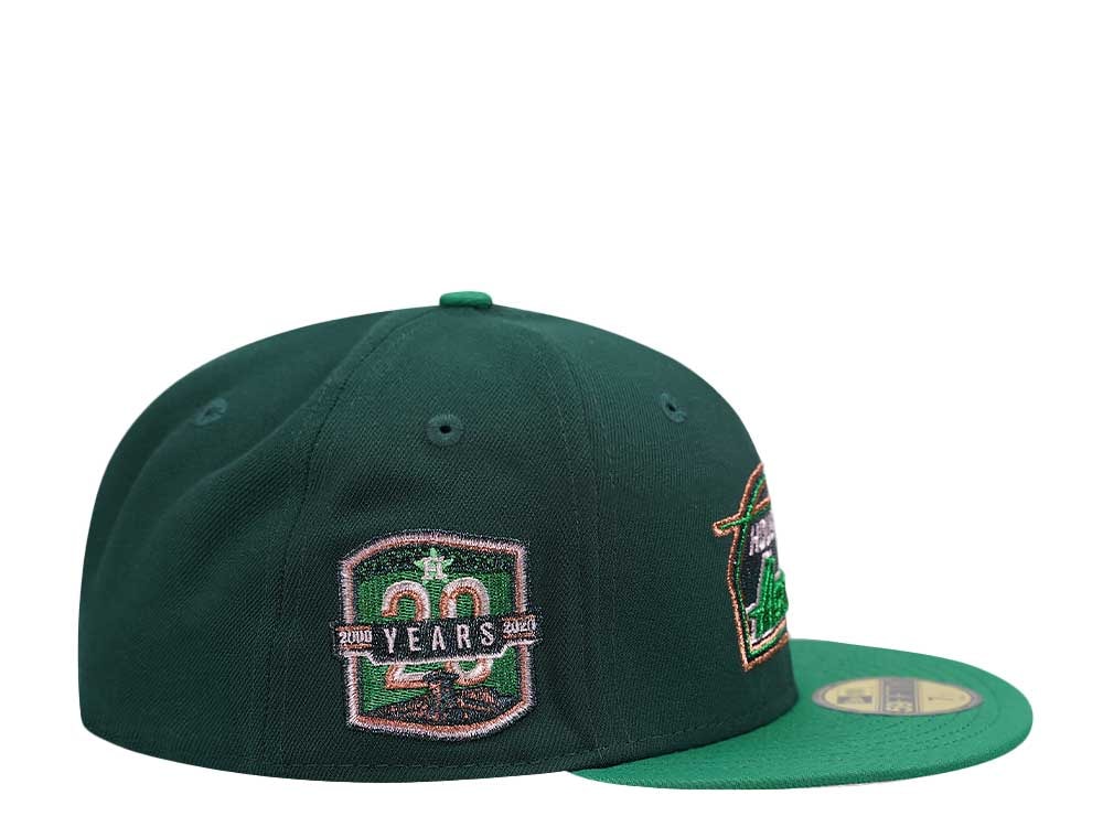 New Era Houston Astros 20th Anniversary Metallic Platinum Two Tone Edition 59Fifty Fitted Hat