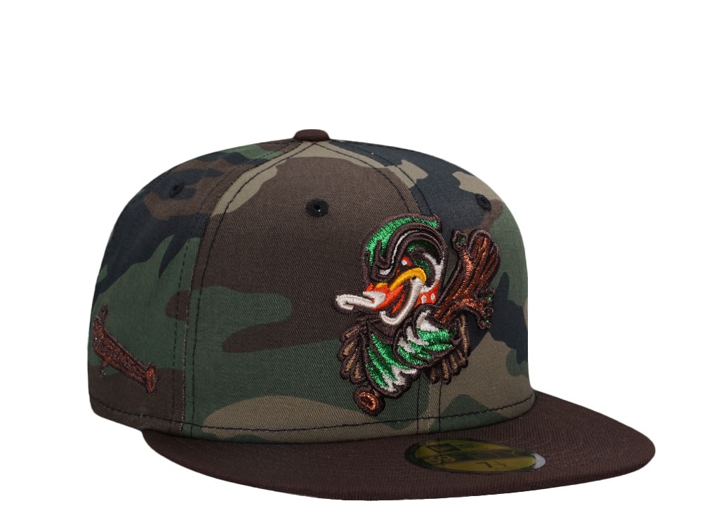 New Era Down East Wood Ducks Camo Outdoor Two Tone Edition 59Fifty Fitted Hat