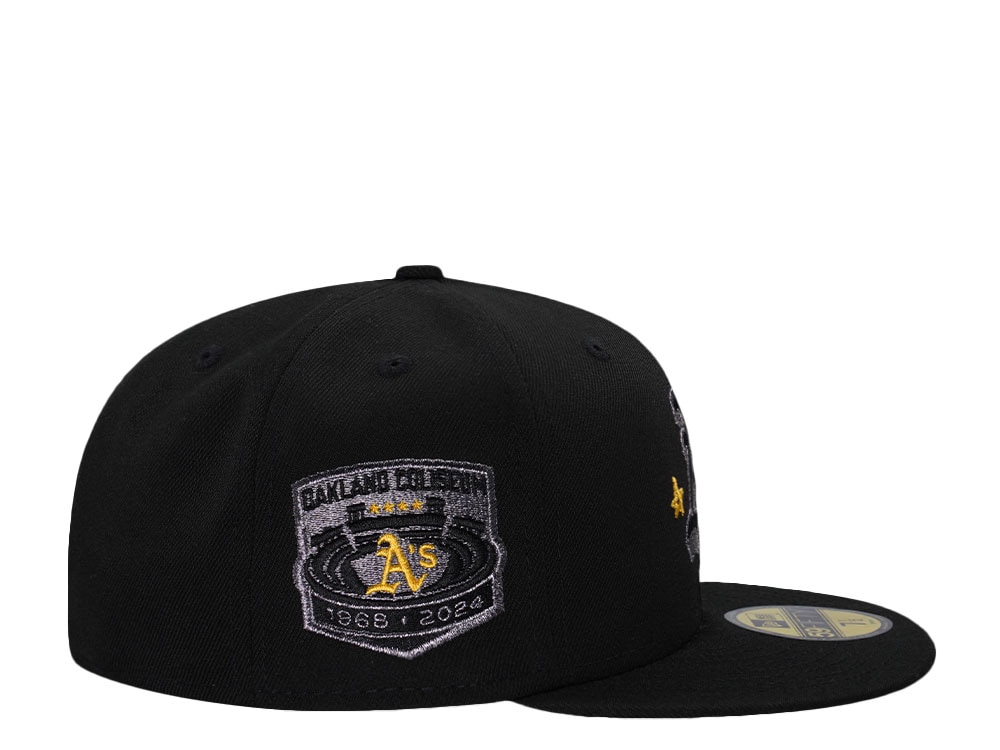 New Era Oakland Athletics Coliseum Stadium Star Black Prime Edition 59Fifty Fitted Cap