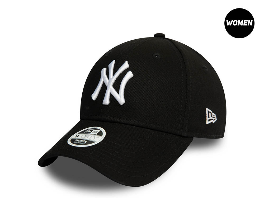 New Era New York Yankees Essential Black Womens 9Forty Strapback Hat