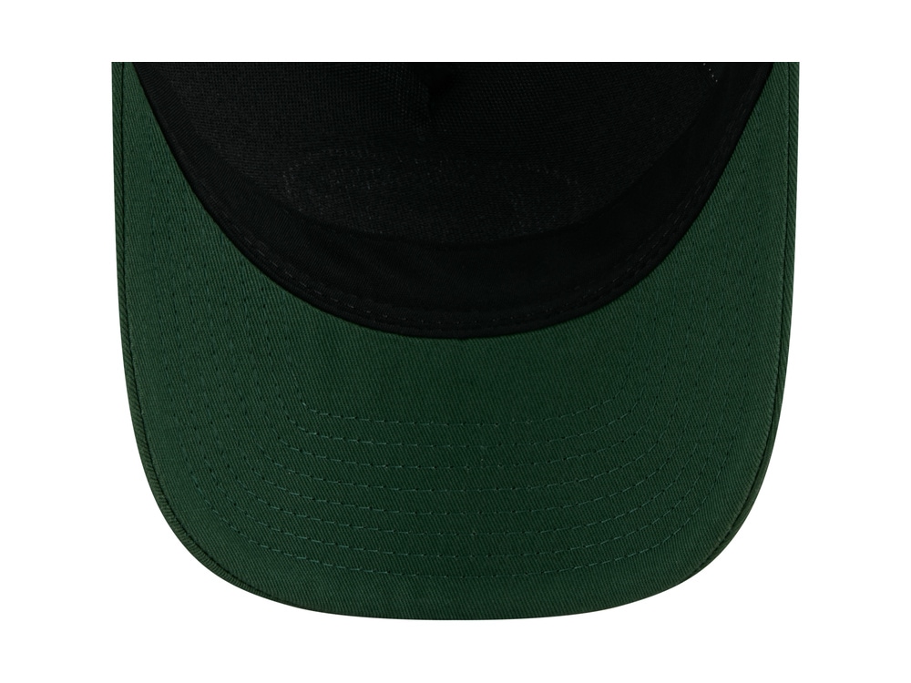 New Era Green Bay Packers Official Team Color Edition 9Forty M Crown A Frame Trucker Snapback Cap