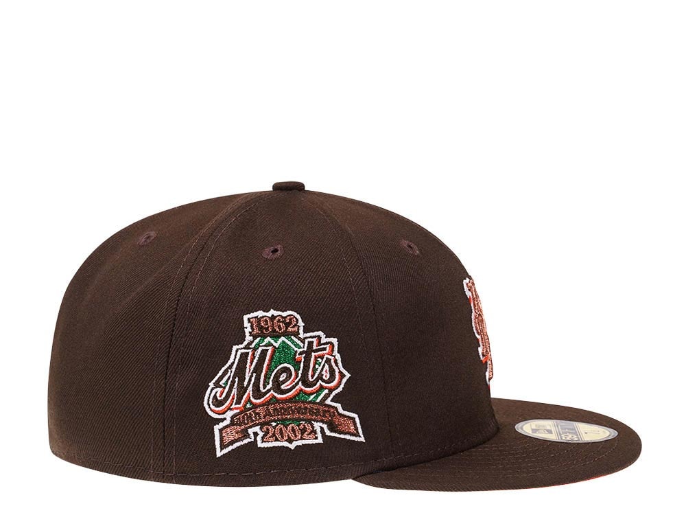 New Era New York Mets 40th Anniversary Copper Coffee Edition 59Fifty Fitted Hat