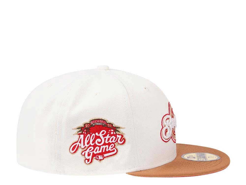 New Era Milwaukee Brewers All Star Game 2002 Creame Dome Edition 59Fifty Fitted Hat