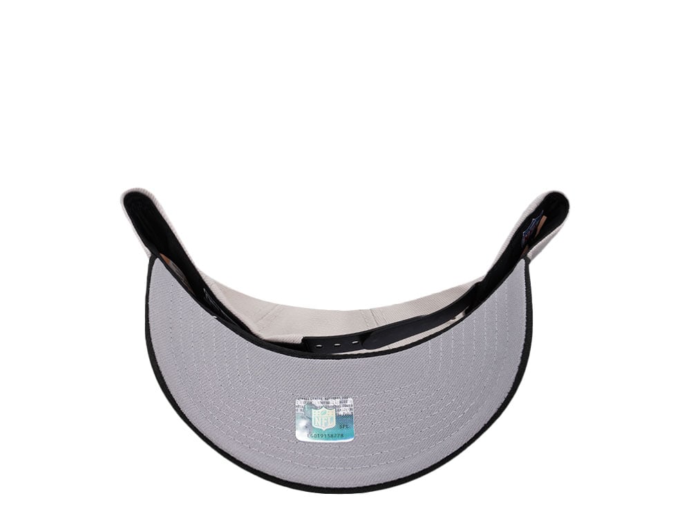 New Era Jacksonville Jaguars Stone Two Tone 9Forty A Frame Snapback Hat