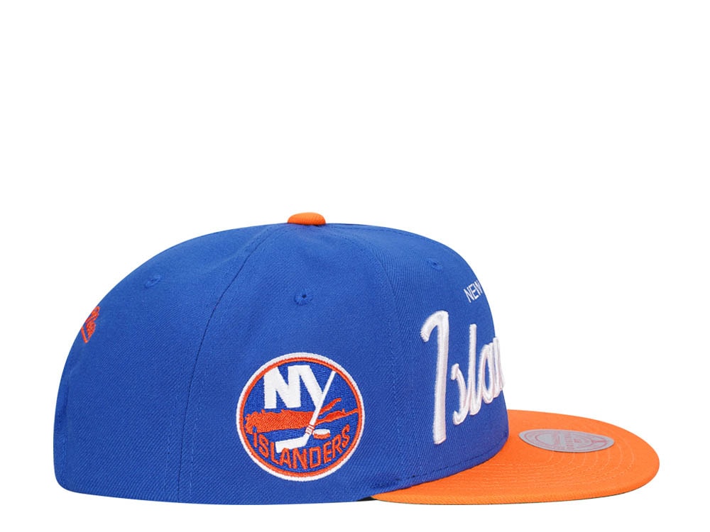 Mitchell & Ness New York Islanders Vintage Script Snapback Hat