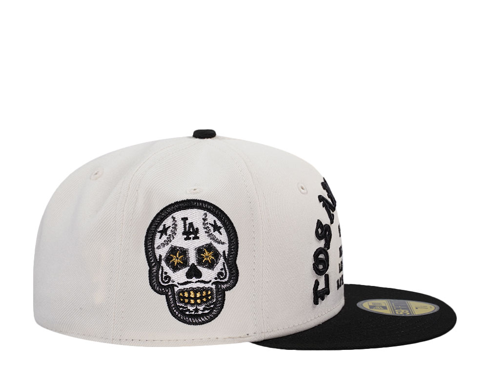 New Era Los Angeles Dodgers Skull Chrome Two Tone Prime Edition 59Fifty Fitted Cap