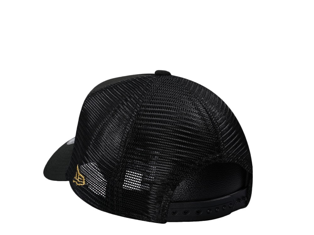 New Era Los Angeles Lakers Black Gold Classic Trucker Edition A Frame 9Forty Hat