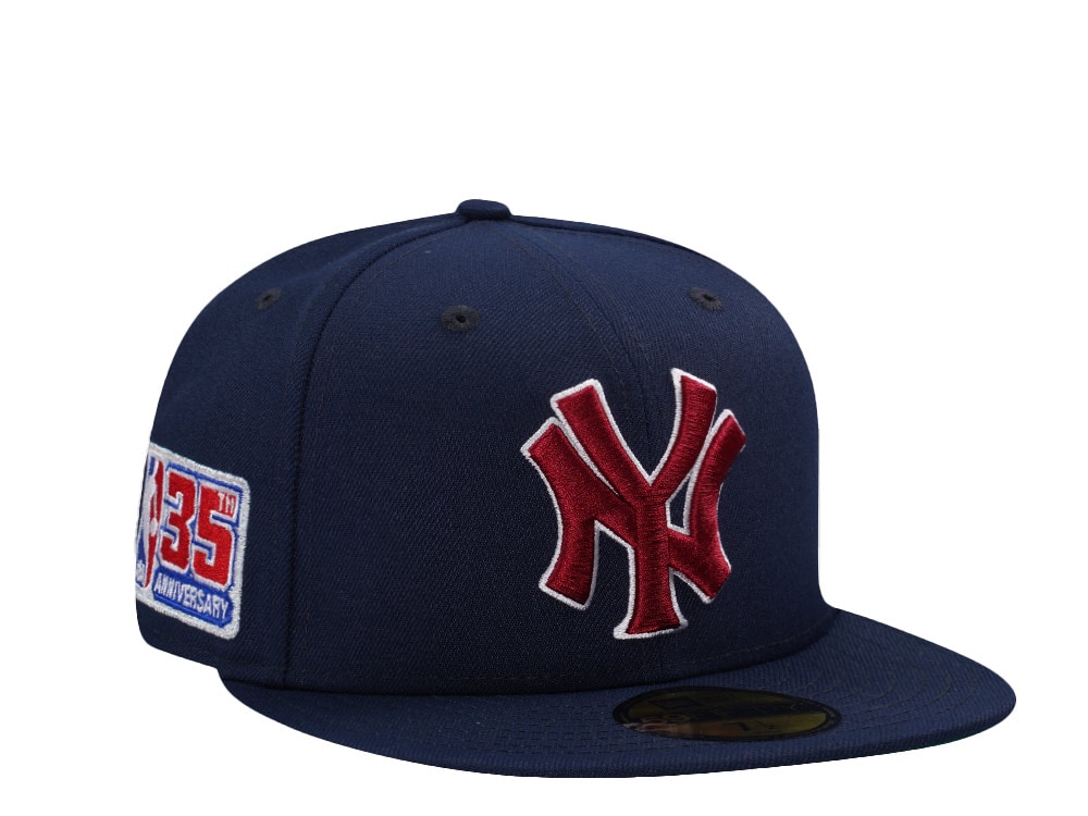 New Era New York Knicks 35th NBA Anniversary Navy Prime Edition 59Fifty Fitted Cap