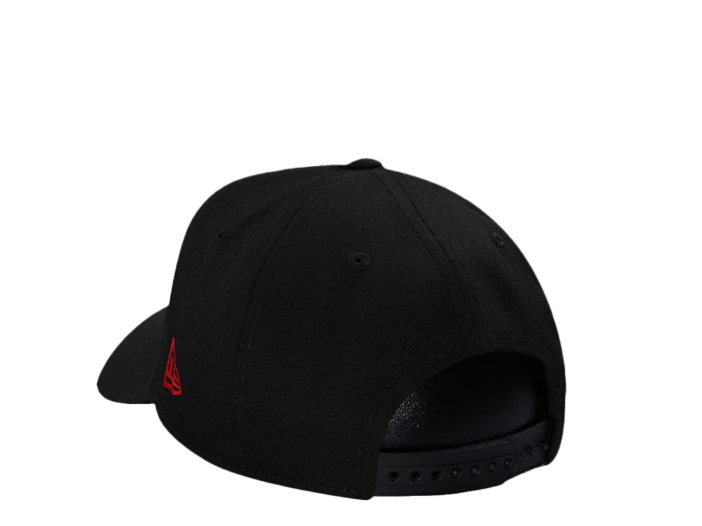New Era New York Rangers 85th Anniversary Black Edition 9Forty A Frame Snapback Hat