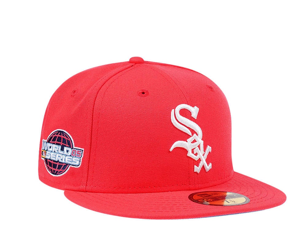 New Era Chicago White Sox World Series 2005 Lava and Glacier Blue Edition 59Fifty Fitted Hat