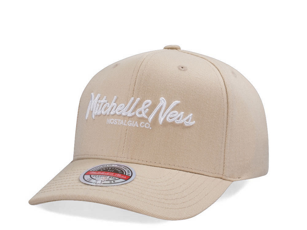 Mitchell & Ness Classic White Logo Snapback Cap
