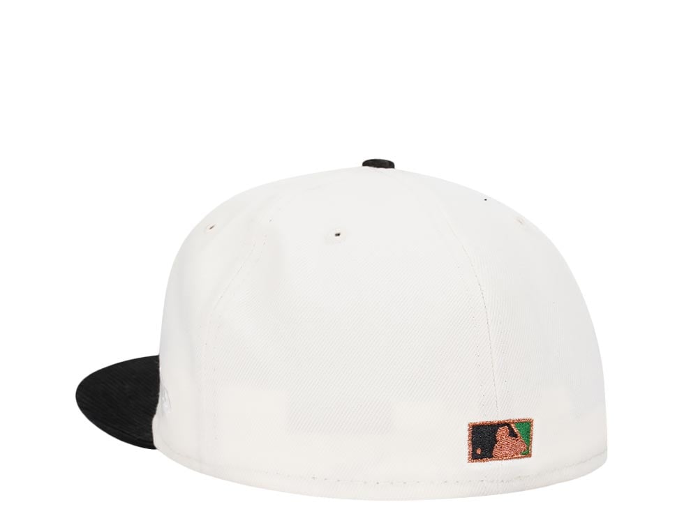New Era Milwaukee Brewers Cream Cord Brim Prime Edition 59Fifty Fitted Hat