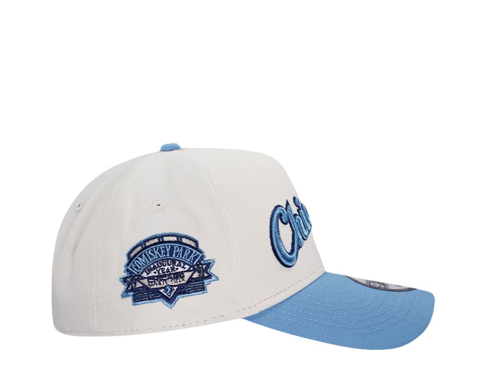 New Era Chicago White Sox Inaugural Year 1991 Chrome Two Tone Edition 9Forty A Frame Snapback Hat
