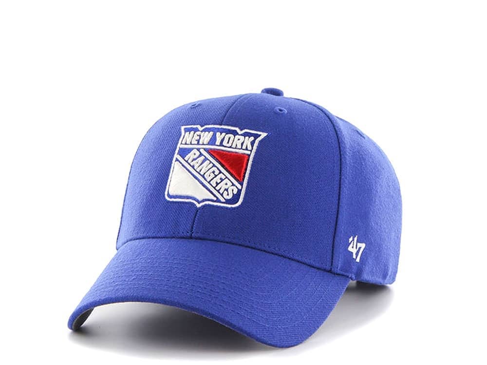47brand New York Rangers Classic Curved Snapback Hat