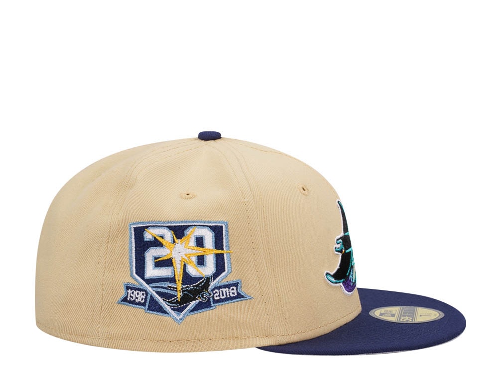 New Era Tampa Bay Rays 20th Anniversary Vegas Two Tone Edition 59Fifty Fitted Hat