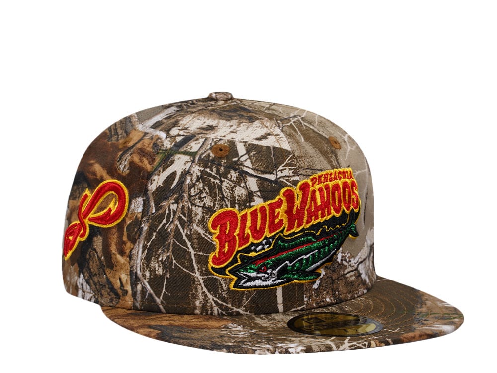New Era Pensacola Blue Wahoos Realtree Edition 59Fifty Fitted Hat