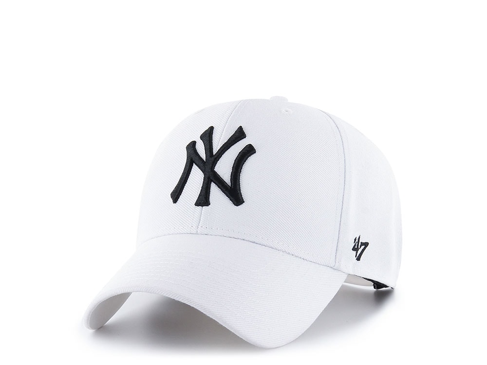 47Brand New York Yankees Classic White Snapback Hat
