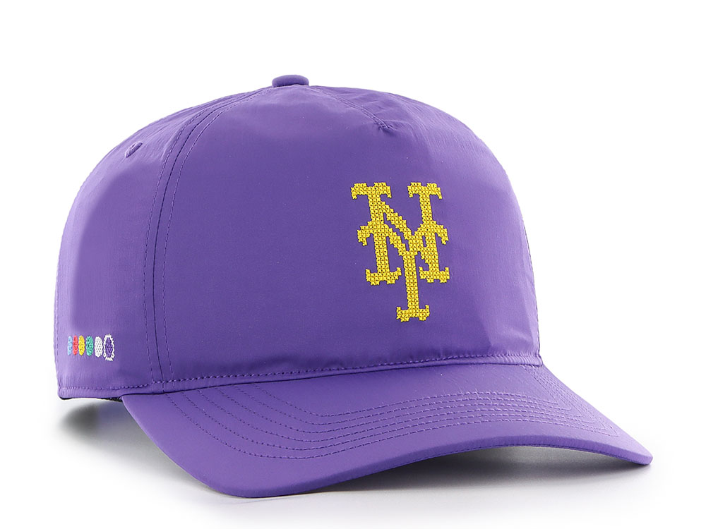 47 Brand New York Mets Eight Bit Hero Purple Hitch Snapback Cap
