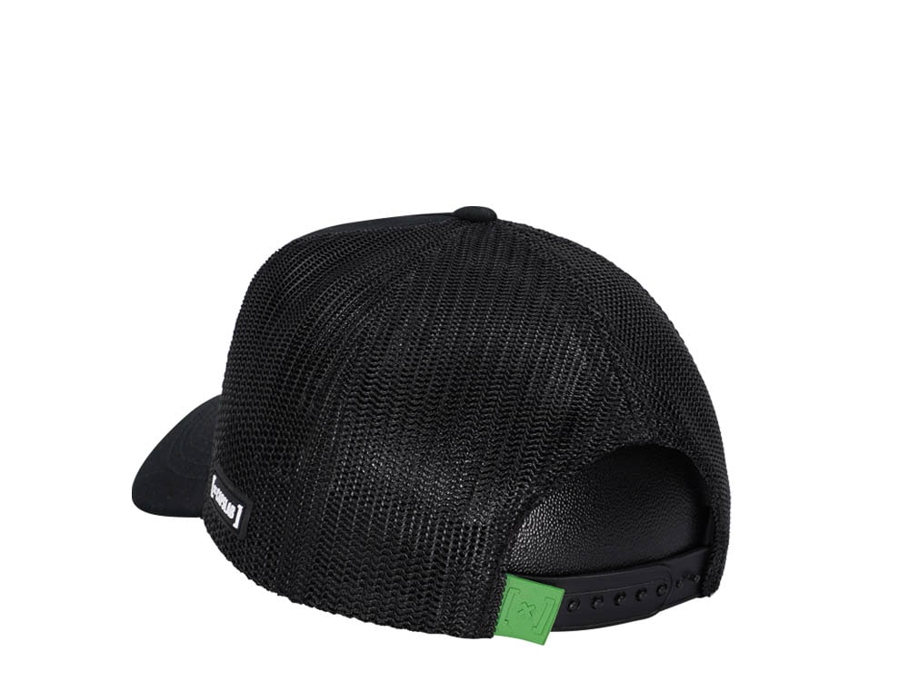 Capslab Rick and Morty Pickle Rick Trucker Snapback Hat