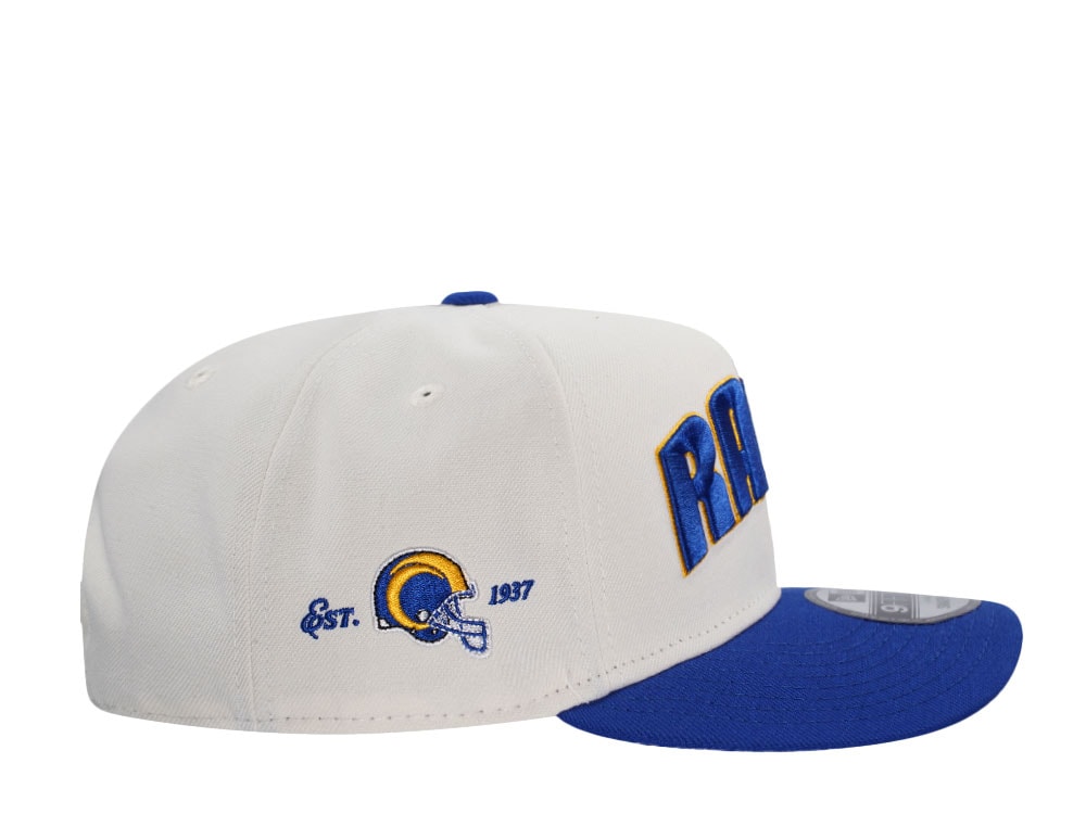 New Era Los Angeles Rams Chrome Two Tone Edition 9Fifty A Frame Snapback Hat