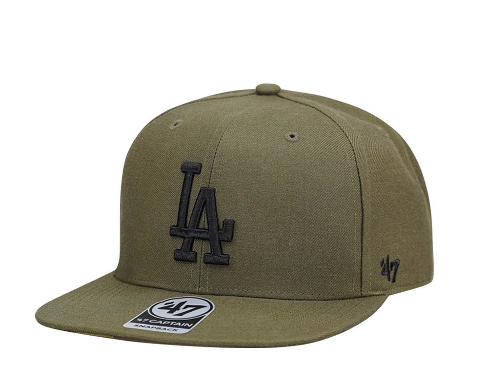 47Brand Los Angeles Dodgers Sandalwood Ballpark Camo Captain MVP Snapback Hat